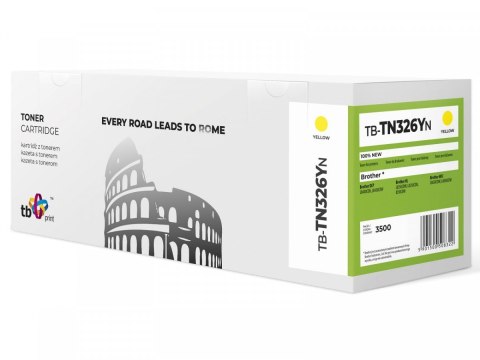 Toner do Brother TN326Y YE 100% nowy TB-TN326YN Toner do Brother TN326Y YE 100% nowy TB-TN326YN