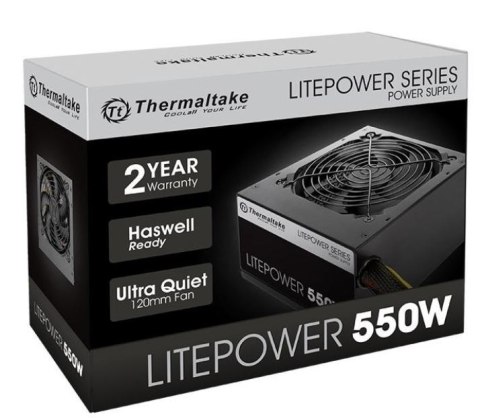 Litepower II Black 550W (Active PFC, 2xPEG, 120mm, Single Rail) Litepower II Black 550W (Active PFC, 2xPEG, 120mm, Single Rail)
