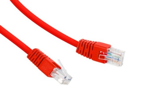 Patch cord Kat.6 UTP 1m czerwony Patch cord Kat.6 UTP 1m czerwony