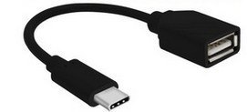 Adapter USB Typ-C 2.0 męski -> USB żeński Adapter USB Typ-C 2.0 męski -> USB żeński