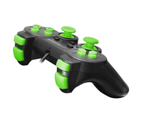 GAMEPAD PS3/PC USB TROOPER CZARNO/ZIELONY GAMEPAD PS3/PC USB TROOPER CZARNO/ZIELONY