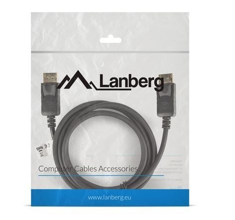 Kabel DisplayPort M/M 4K 1.8M czarny Kabel DisplayPort M/M 4K 1.8M czarny