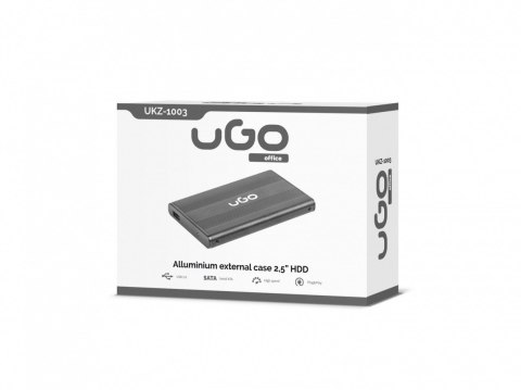 Kieszeń zewnętrzna SATA 2,5'' USB 2.0 Aluminium Kieszeń zewnętrzna SATA 2,5'' USB 2.0 Aluminium