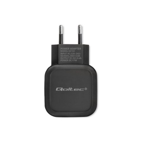 Ładowarka sieciowa 17W | 5V | 3.4A | 3xUSB