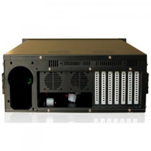 Obudowa PC ATX Rack 19 cali 4U, czarna Obudowa PC ATX Rack 19 cali 4U, czarna