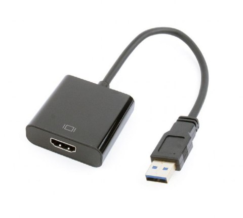 Adapter USB 3.0/HDMI-A 19pin/żeński Adapter USB 3.0/HDMI-A 19pin/żeński