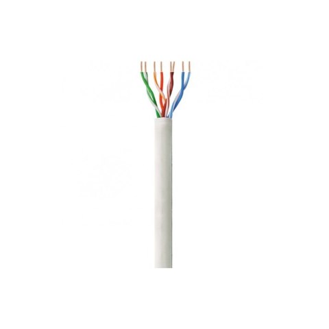 Kabel instalacyjny skrętka Cat5e UTP 4x2 drut CCA 305m szary Kabel instalacyjny skrętka Cat5e UTP 4x2 drut CCA 305m szary