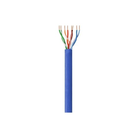Kabel instalacyjny skrętka UTP Cat6 4x2 drut CCA 305m niebieski Kabel instalacyjny skrętka UTP Cat6 4x2 drut CCA 305m niebieski