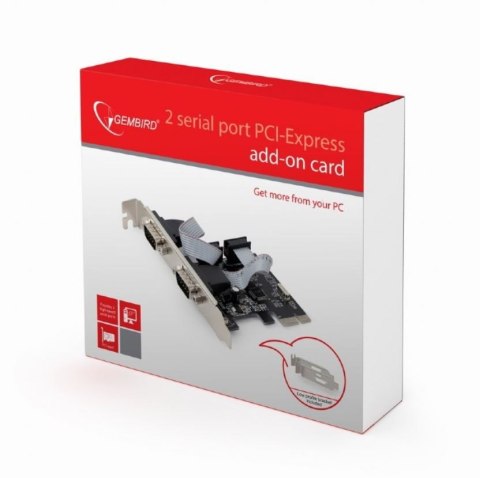 Karta PCI Express/ 2porty RS232/2MBps Karta PCI Express/ 2porty RS232/2MBps