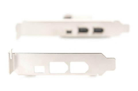 Karta (Kontroler) Firewire (400) PCI Exp., 2xZew. 1xZew.(Mini) IEEE1394a 6pin+Mini,Low Profile,VT6308P