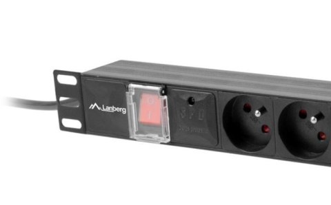 Listwa zasilająca Rack PDU 1U 10A 4X 230V PL 4X IEC C13 2m C14 czarna Listwa zasilająca Rack PDU 1U 10A 4X 230V PL 4X IEC C13 2m C14 czarna