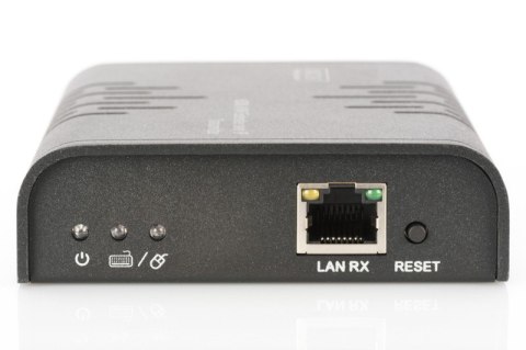 Przedłużacz/Extender KVM (HDMI+USB) do 120m po Cat.5e UTP lub IP, 1080p FHD 60Hz, audio (zestaw) Przedłużacz/Extender KVM (HDMI+USB) do 120m po Cat.5e UTP lub IP, 1080p FHD 60Hz, audio (zestaw)