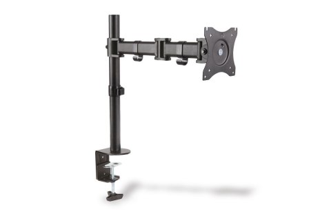 Stojak biurkowy pojedycz z zaciskiem, 1xLCD, max. 27'', max. 8kg, uchylno-obrotowy 360 (PIVOT) Stojak biurkowy pojedycz z zaciskiem, 1xLCD, max. 27'', max. 8kg, uchylno-obrotowy 360 (PIVOT)