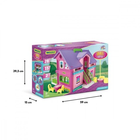 Domek dla lalek 37 cm Play House pudełko Domek dla lalek 37 cm Play House pudełko