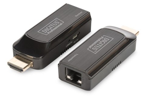 Mini Przedłużacz/Extender HDMI do 50m po skrętce Cat.6/7, 1080p 60Hz FHD, HDCP 1.2, z audio (zestaw) Mini Przedłużacz/Extender HDMI do 50m po skrętce Cat.6/7, 1080p 60Hz FHD, HDCP 1.2, z audio (zestaw)
