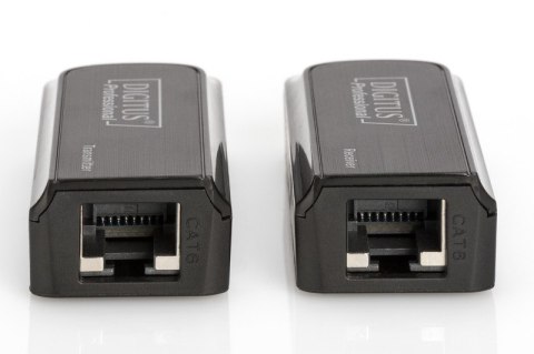 Mini Przedłużacz/Extender HDMI do 50m po skrętce Cat.6/7, 1080p 60Hz FHD, HDCP 1.2, z audio (zestaw) Mini Przedłużacz/Extender HDMI do 50m po skrętce Cat.6/7, 1080p 60Hz FHD, HDCP 1.2, z audio (zestaw)