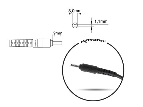 Ładowarka/zasilacz 19v 2.1a (3.0x1.1) - Samsung 40W Ładowarka/zasilacz 19v 2.1a (3.0x1.1) - Samsung 40W