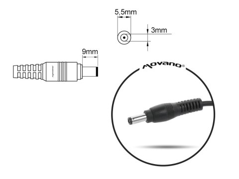 Ładowarka/zasilacz 19v 3.16a (5.5x3.0 pin) - samsung 60W Ładowarka/zasilacz 19v 3.16a (5.5x3.0 pin) - samsung 60W