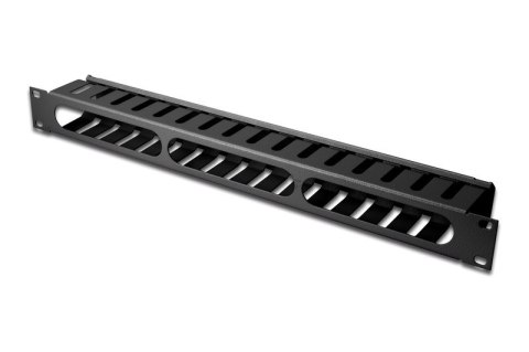 Organizator kablowy 19 cali 1U dukt W/40xG/70 czarny (RAL 9005) Organizator kablowy 19 cali 1U dukt W/40xG/70 czarny (RAL 9005)