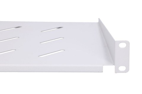 Półka rack 1U do szaf wiszących szara 25 cm Półka rack 1U do szaf wiszących szara 25 cm