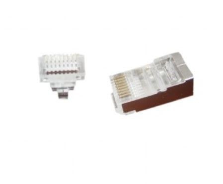 Wtyk sieciowy przelot 8P8C/FTP/50pak Wtyk sieciowy przelot 8P8C/FTP/50pak