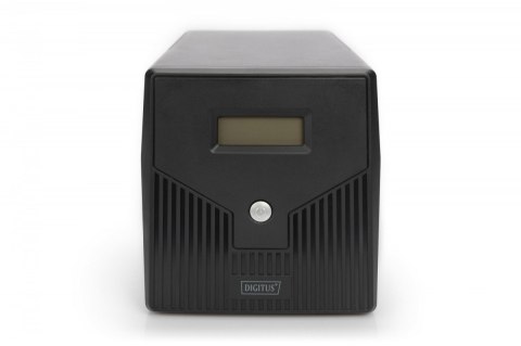Zasilacz awaryjny UPS Line-Ineractive LCD, 1000VA/600W, 2x12V/7Ah, AVR, 4xSCHUKO, USB, RS232, RJ45