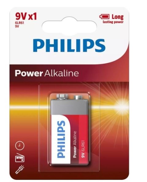 Bateria Power Alkaline 9V 1szt. blister (LR61) Bateria Power Alkaline 9V 1szt. blister (LR61)