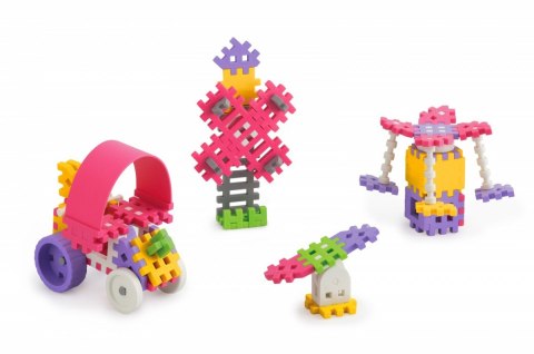 Klocki waffle mini 70 sztuk dziewczynka Klocki waffle mini 70 sztuk dziewczynka