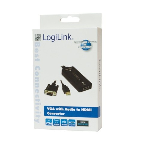Konwerter VGA do HDMI z audio Konwerter VGA do HDMI z audio