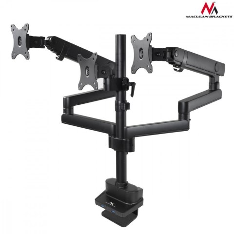 Uchwyt biurkowy na 3 monitory MC-811 Uchwyt biurkowy na 3 monitory MC-811