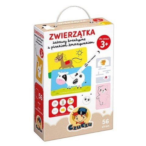 Zestaw edukacyjny Zwierzątka Zabawy kreatywne z pisakiem zmazywakiem Zestaw edukacyjny Zwierzątka Zabawy kreatywne z pisakiem zmazywakiem