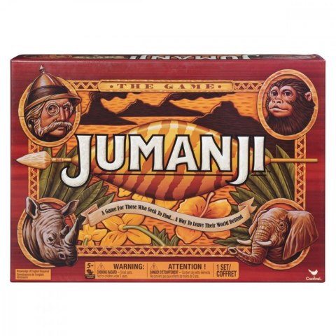 Gra CARDINAL GAMES Jumanji wersja drewniana Gra CARDINAL GAMES Jumanji wersja drewniana