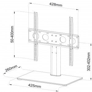 Ministolik/stojak + uchwyt do TV 32-55 cali 40 kg SD-33 Ministolik/stojak + uchwyt do TV 32-55 cali 40 kg SD-33