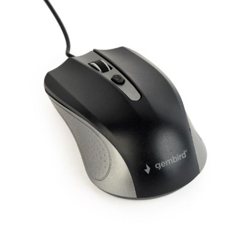 Mysz optyczna USB szaro-czarna Mysz optyczna USB szaro-czarna