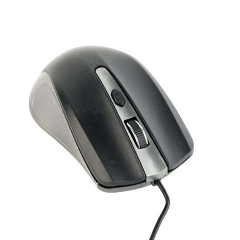 Mysz optyczna USB szaro-czarna Mysz optyczna USB szaro-czarna