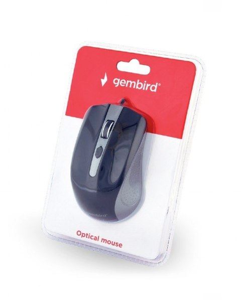 Mysz optyczna USB szaro-czarna Mysz optyczna USB szaro-czarna