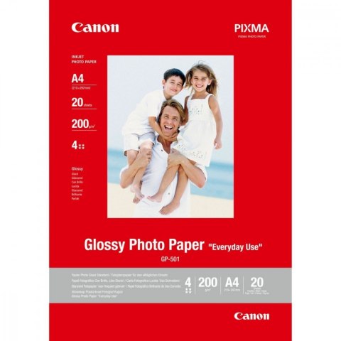 Papier Canon GP-501 błyszczący Photo Paper A4 20 arkuszy 0775B082