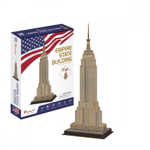 Puzzle 3D Empire State Building 54 elementy Puzzle 3D Empire State Building 54 elementy