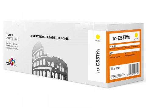 Toner do OKI C531 TO-C531YN Żółty 100% nowy Toner do OKI C531 TO-C531YN Żółty 100% nowy