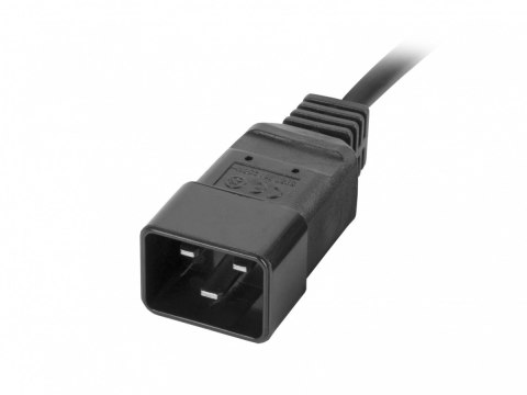 Listwa zasilająca Rack PDU 19 cali 1U 16A 2X C19 8X IEC C13 czarny C20 Listwa zasilająca Rack PDU 19 cali 1U 16A 2X C19 8X IEC C13 czarny C20