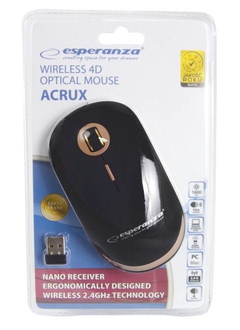 Mysz bezprzewodowa optyczna USB Acrux Mysz bezprzewodowa optyczna USB Acrux