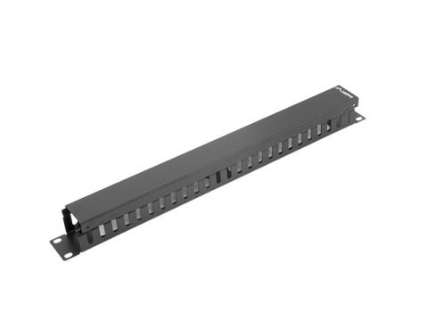 Organizer kabli do szaf 19 cali 1U Typ A czarny AK-1201-B Organizer kabli do szaf 19 cali 1U Typ A czarny AK-1201-B