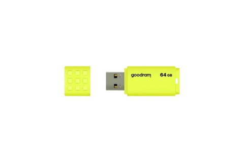 Pendrive UME2 64GB USB 2.0 Żółty Pendrive UME2 64GB USB 2.0 Żółty