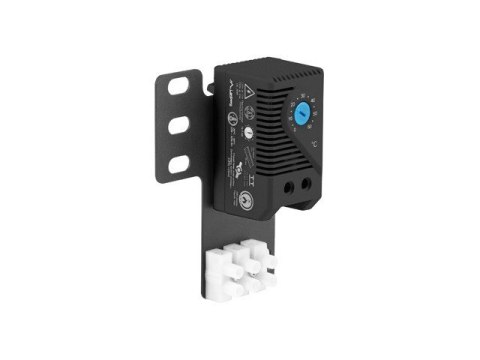 Termostat zamykający 10A do szaf z uchem montażowym i kostką elektryczną Termostat zamykający 10A do szaf z uchem montażowym i kostką elektryczną