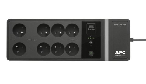 Zasilacz BE650G2-CP Back UPS 650VA/400W 6+2xFR, lad. USB-A Zasilacz BE650G2-CP Back UPS 650VA/400W 6+2xFR, lad. USB-A