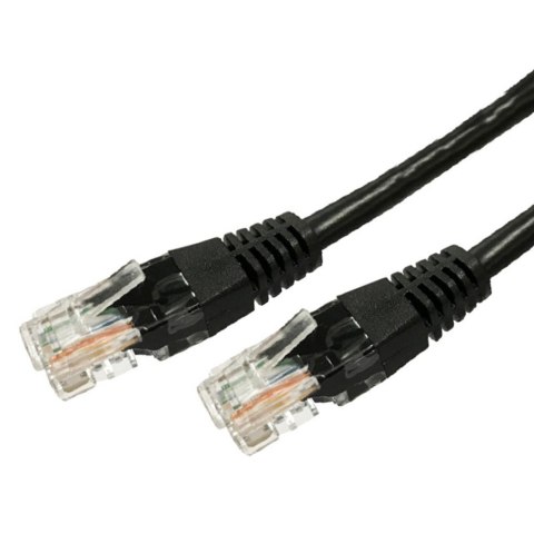 Kabel Patchcord miedziany kat.6A RJ45 UTP 2m. czarny Kabel Patchcord miedziany kat.6A RJ45 UTP 2m. czarny