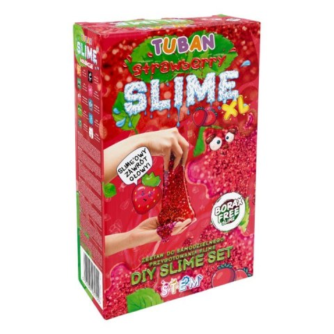 Masa plastyczna Zestaw super slime - Truskawka XL Masa plastyczna Zestaw super slime - Truskawka XL