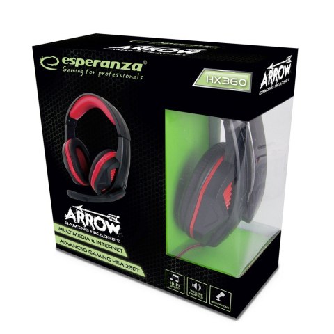 Słuchawki z mikrofonem gaming arrow Słuchawki z mikrofonem gaming arrow