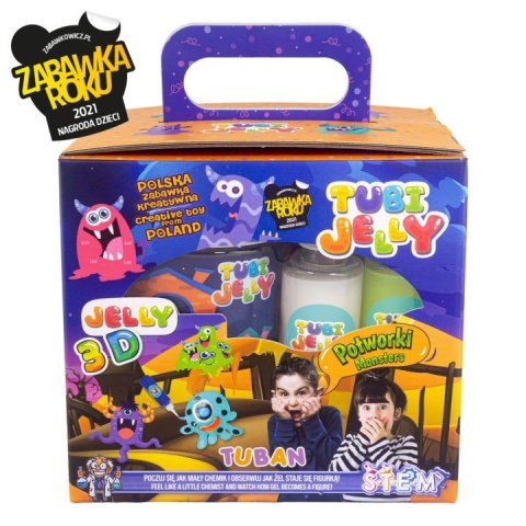 Zestaw Tubi Jelly 6 kolorów małe akwarium Potworki Zestaw Tubi Jelly 6 kolorów małe akwarium Potworki