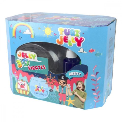 Zestaw Tubi Jelly 8 kolorów duże akwarium Piraci Zestaw Tubi Jelly 8 kolorów duże akwarium Piraci